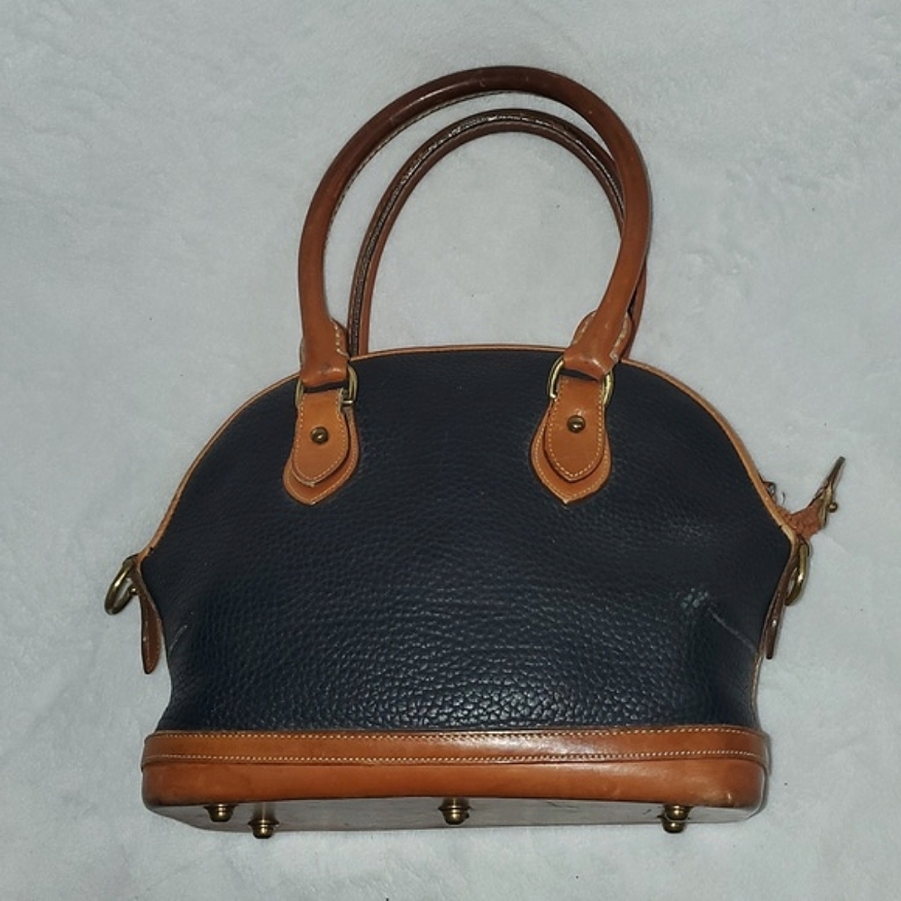 Dooney & Bourke Vintage All Weather Leather Satchel Handbag - Picture 11 of 12